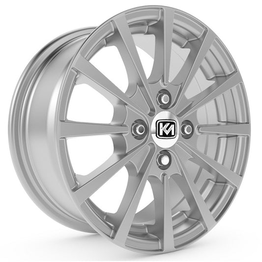 R1 Wheels 14 inç 4*108 ET20 Metalik Gri Jant Takımı (J-320) - KolayOto