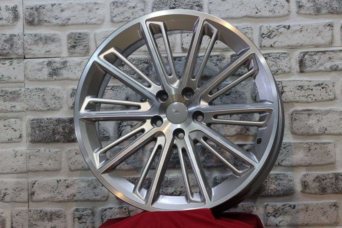 R1 Wheels 19 inç 5*108 ET45 Metalik Gri Jant Takımı (J-231) - KolayOto