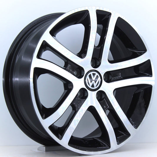 R1 Wheels 15 inç 5*100 ET35 Siyah Jant Takımı (2342) - KolayOto