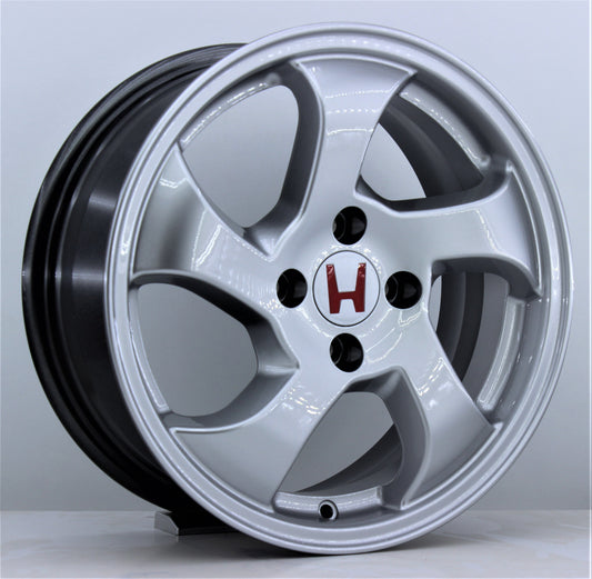 R1 Wheels 15 inç 4*100 ET37 Metalik Gri Jant Takımı (J-256) - KolayOto