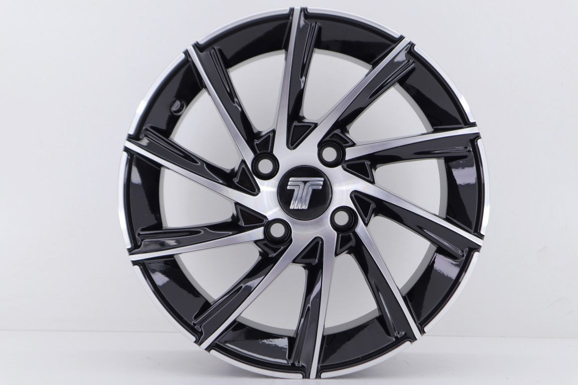 R1 Wheels 14 inç 4*100 ET35 Siyah Jant Takımı (J-261) - KolayOto