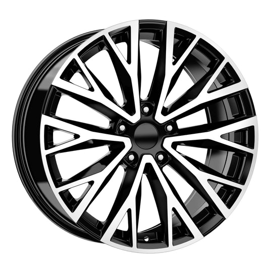 R1 Wheels 20 inç 5*108 ET45 Parlak Siyah Jant Takımı (J-1188) - KolayOto