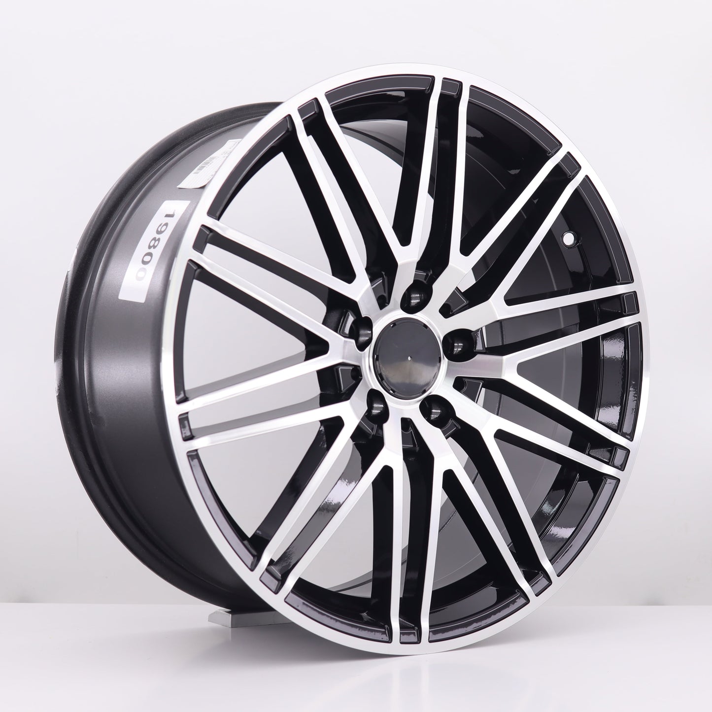 R1 Wheels 19 inç 5*112 ET35 Parlak Siyah Jant Takımı (J-878) - KolayOto