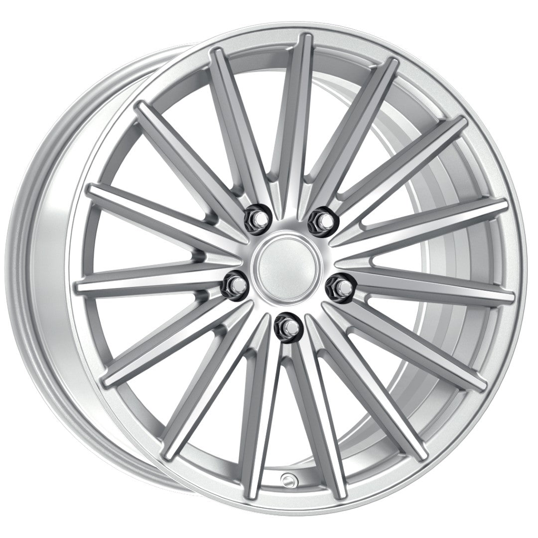 R1 Wheels 15 inç 4*100 ET30 Metalik Gri Jant Takımı (2304) - KolayOto