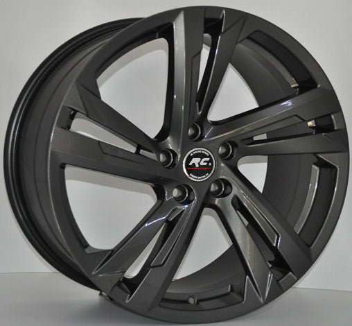 R1 Wheels 17 inç 5*112 ET40 Füme Jant Takımı (J-1089) - KolayOto