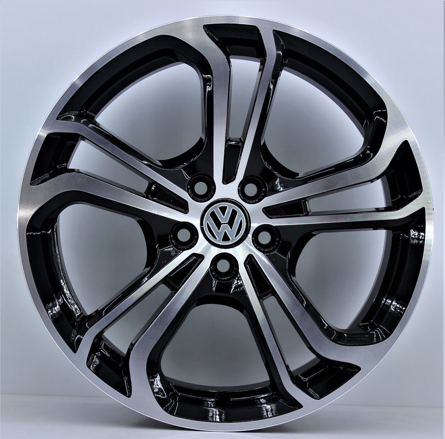 R1 Wheels 17 inç 5*100 ET40 Siyah Jant Takımı (J-1021) - KolayOto