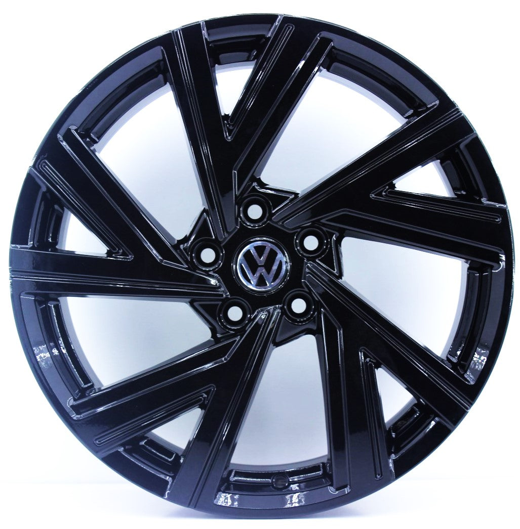 R1 Wheels 18 inç 5*112 ET40 Siyah Jant Takımı (J-1083) - KolayOto