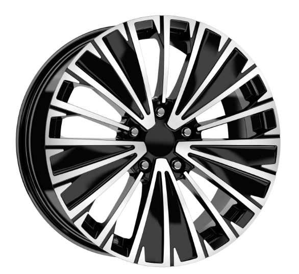 R1 Wheels 17 inç 5*100 ET35 Siyah Jant Takımı (J-3140) - KolayOto