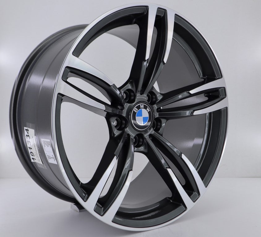 R1 Wheels 19 inç 5*120 ET37 Füme Jant Takımı (J-1003) - KolayOto