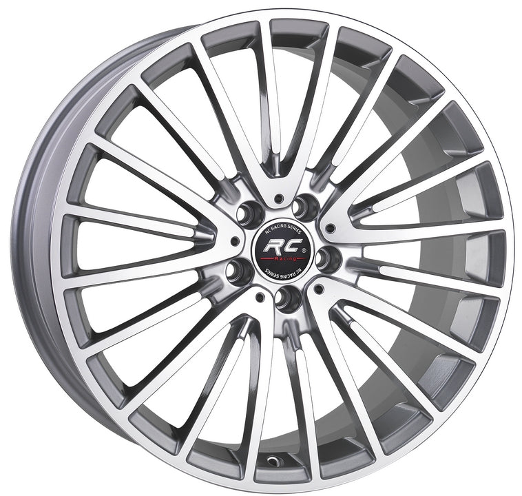 R1 Wheels 21 inç 5*112 ET34 Metalik Gri Jant Takımı (J-1098) - KolayOto