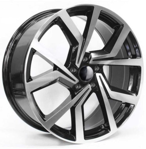 R1 Wheels 15 inç 4*100 ET35 Parlak Siyah Jant Takımı (J-537) - KolayOto