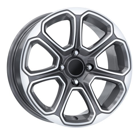 R1 Wheels 16 inç 5*108 ET40 Füme Jant Takımı (J-2257) - KolayOto