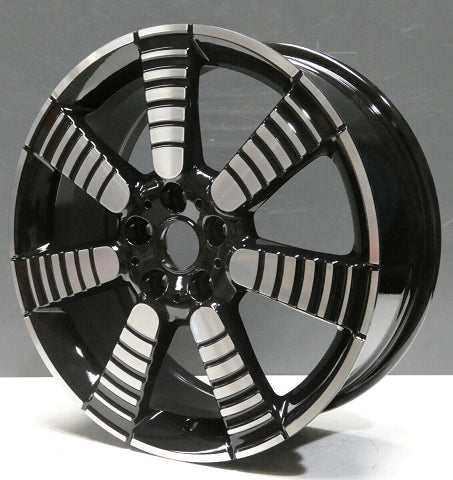 R1 Wheels 17 inç 5*120 ET40 Siyah Jant Takımı (J-643) - KolayOto