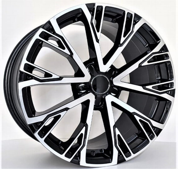 R1 Wheels 18 inç 5*112 ET35 Siyah Jant Takımı (J-587) - KolayOto