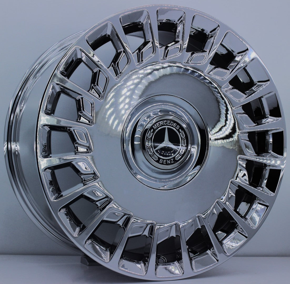 R1 Wheels 19 inç 5*112 ET35 Krom Jant Takımı (J-1474) - KolayOto