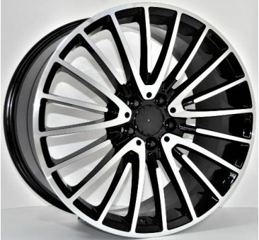 R1 Wheels 20 inç 5*112 ET38 Siyah Jant Takımı (J-1361) - KolayOto