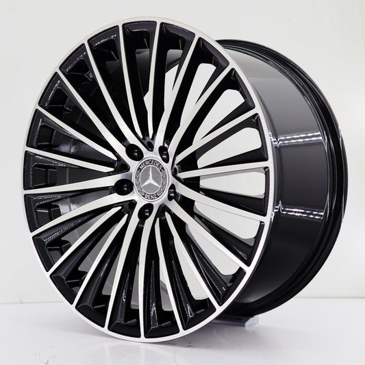 R1 Wheels 20 inç 5*112 ET45 Parlak Siyah Jant Takımı (J-932) - KolayOto