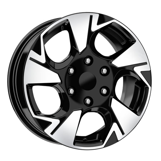 R1 Wheels 16 inç 6*130 ET50 Parlak Siyah Jant Takımı (J-4261)