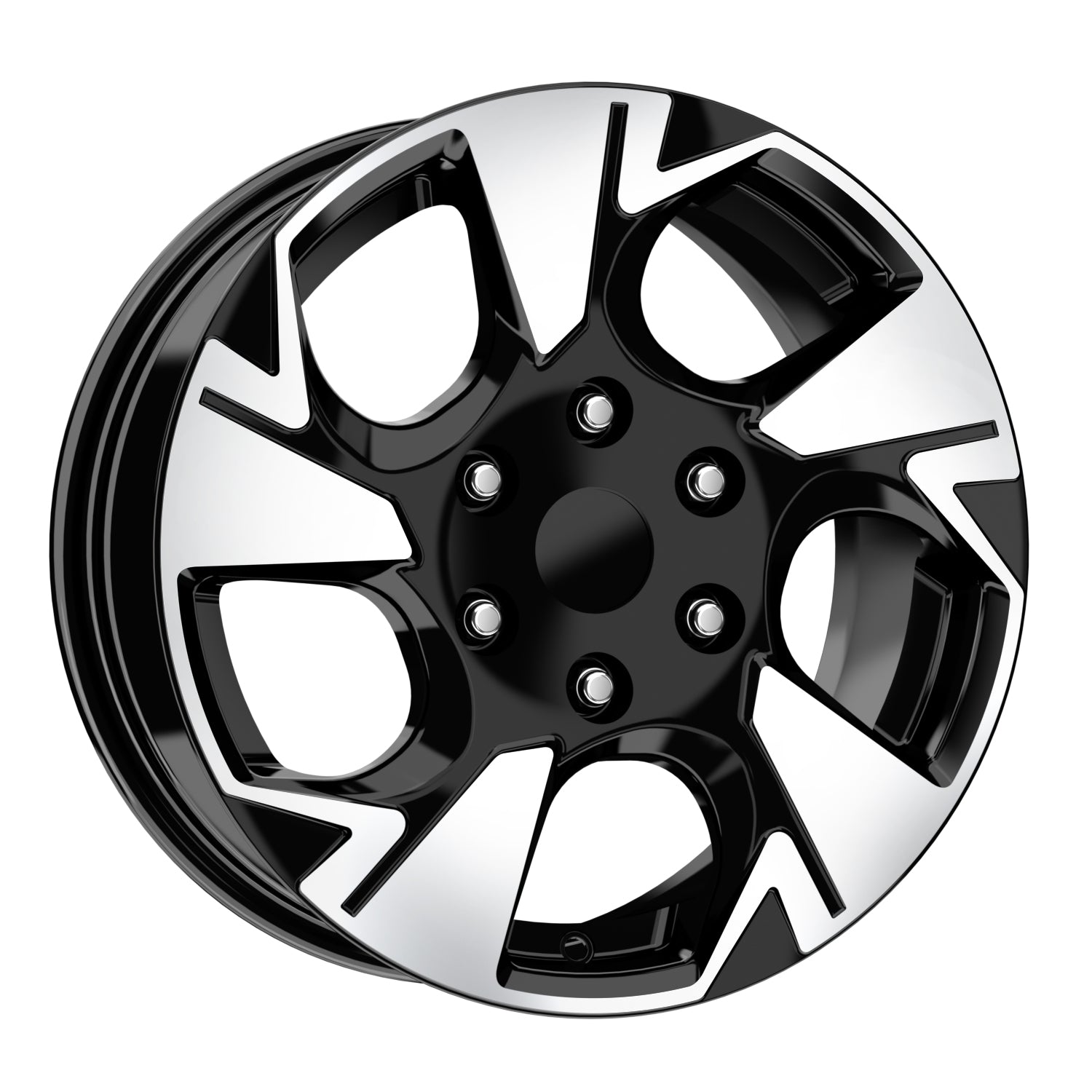 R1 Wheels 16 inç 6*130 ET50 Parlak Siyah Jant Takımı (J-4261)