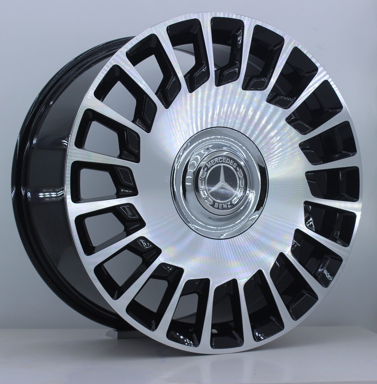 R1 Wheels 20 inç 5*112 ET35 Siyah Jant Takımı (J-190) - KolayOto