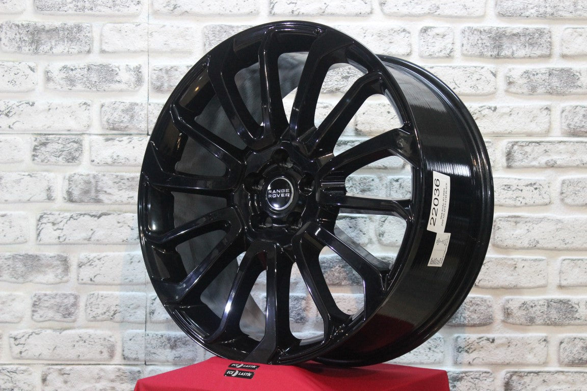 R1 Wheels 22 inç 5*120 ET45 Siyah Jant Takımı (J-695) - KolayOto