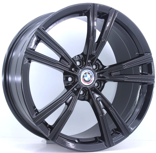 R1 Wheels 19 inç 5*120 ET35 Siyah Jant Takımı (J-1385) - KolayOto