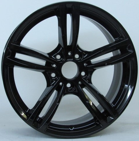 R1 Wheels 18 inç 5*120 ET30 Siyah Jant Takımı (J-2104) - KolayOto