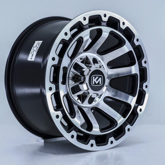 R1 Wheels 17 inç 6*114.3 ET05 Parlak Siyah Jant Takımı (J-1799) - KolayOto