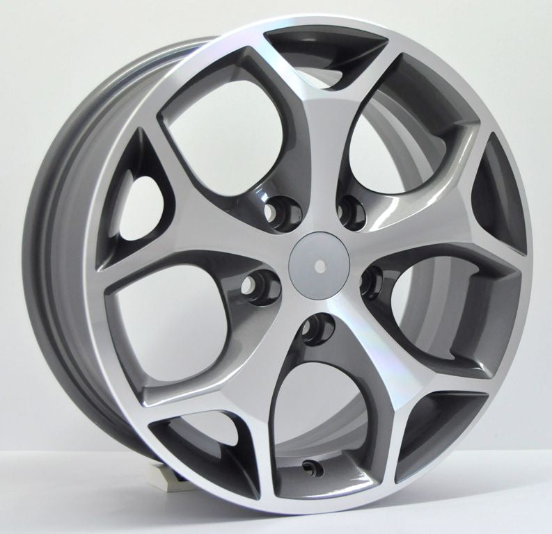 R1 Wheels 15 inç 5*108 ET50 Füme Jant Takımı (2582) - KolayOto