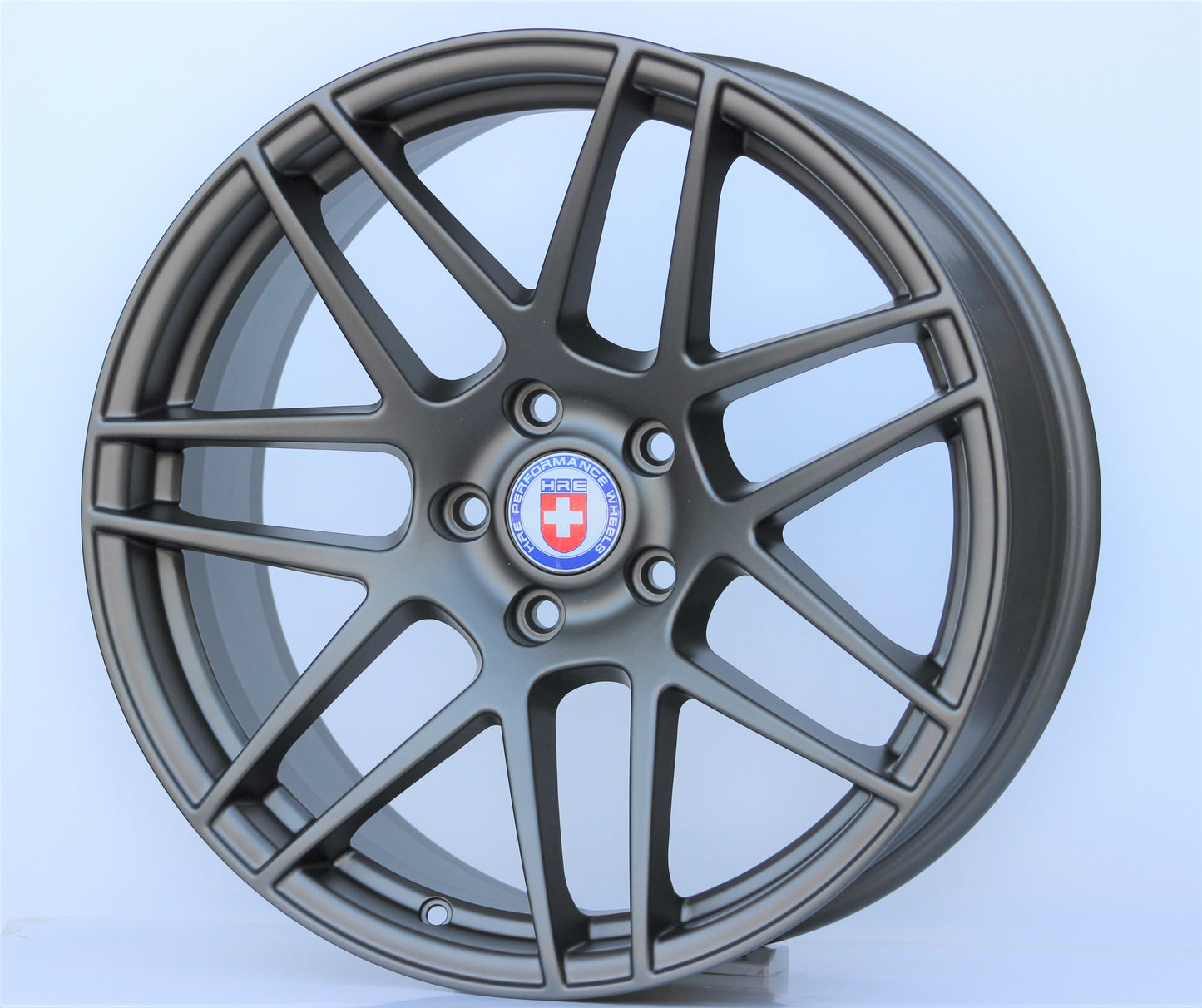 R1 Wheels 19 inç 5*120 ET38 Mat Füme Jant Takımı (J-1140) - KolayOto