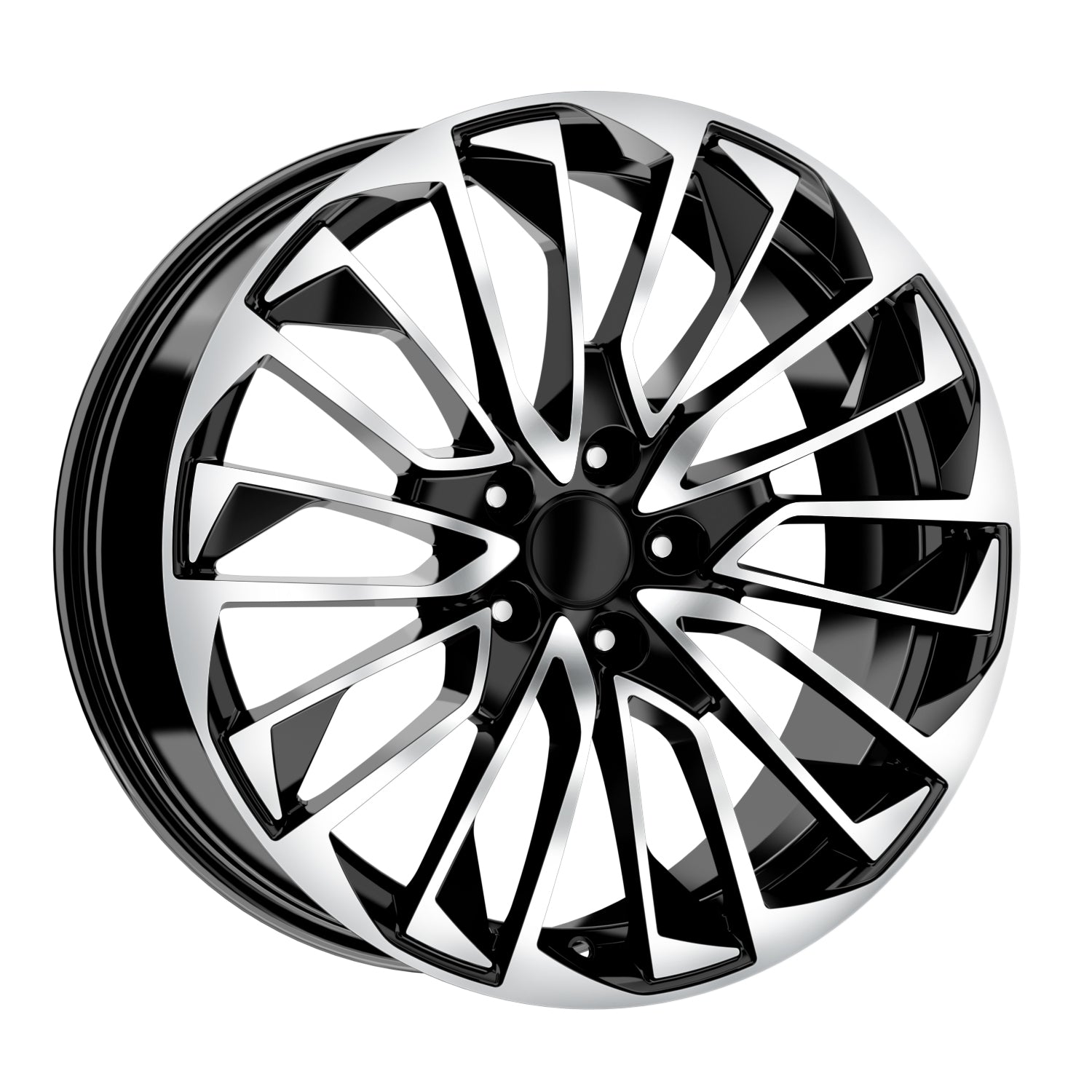 R1 Wheels 19 inç 5*112 ET40 Parlak Siyah Jant Takımı (J-4253)