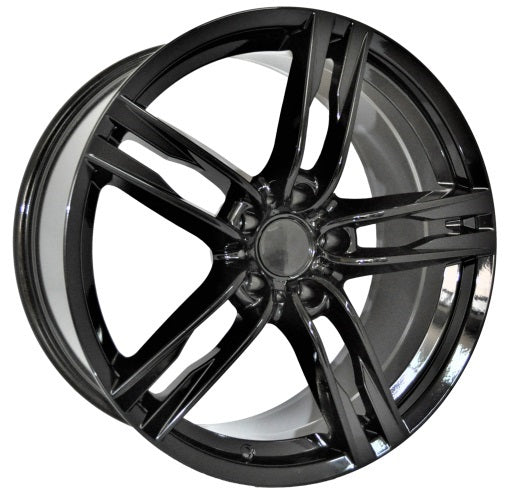 R1 Wheels 19 inç 5*120 ET37 Siyah Jant Takımı (J-763) - KolayOto