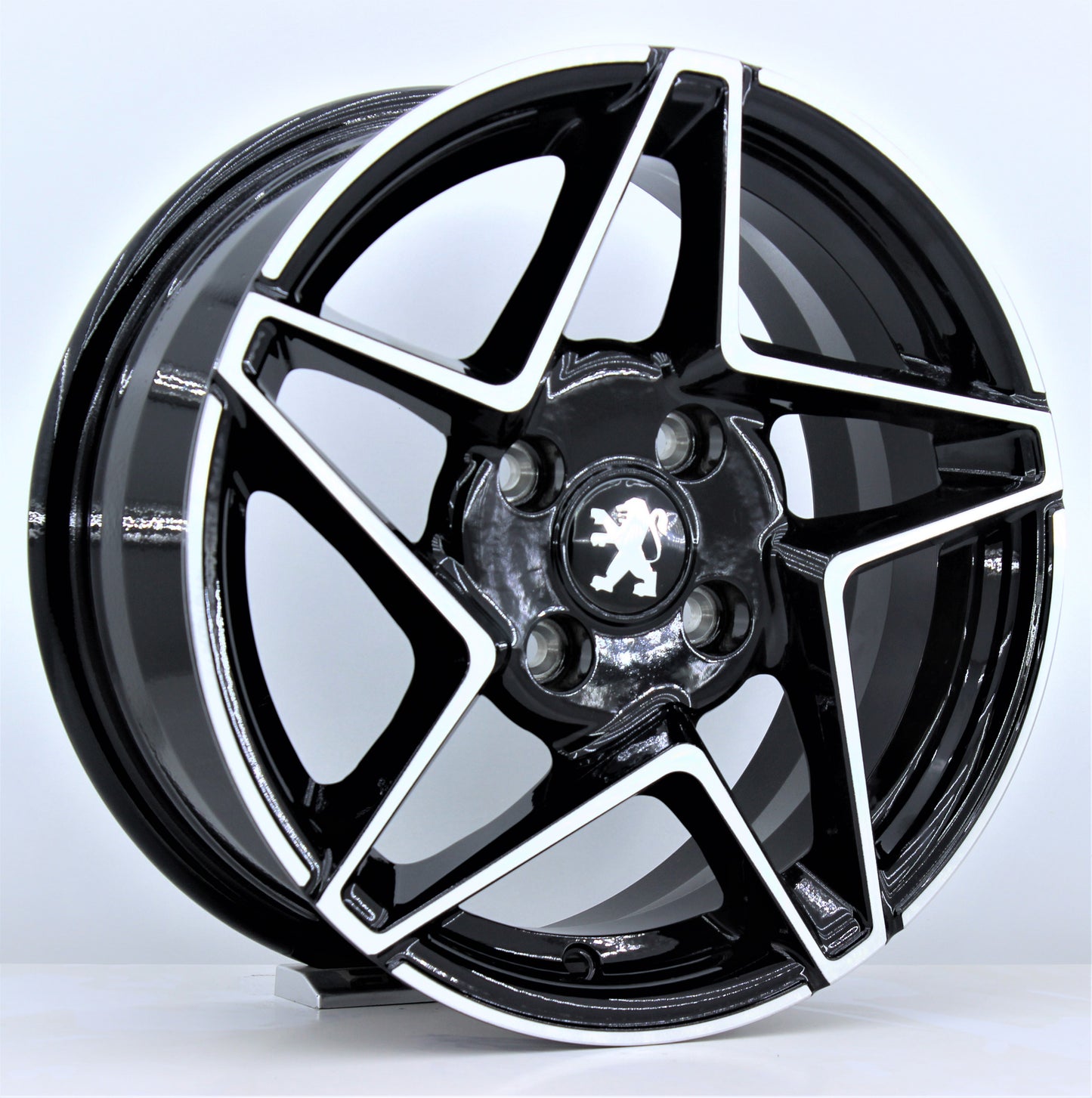 R1 Wheels 15 inç 4*108 ET35 Siyah Jant Takımı (J-1354) - KolayOto