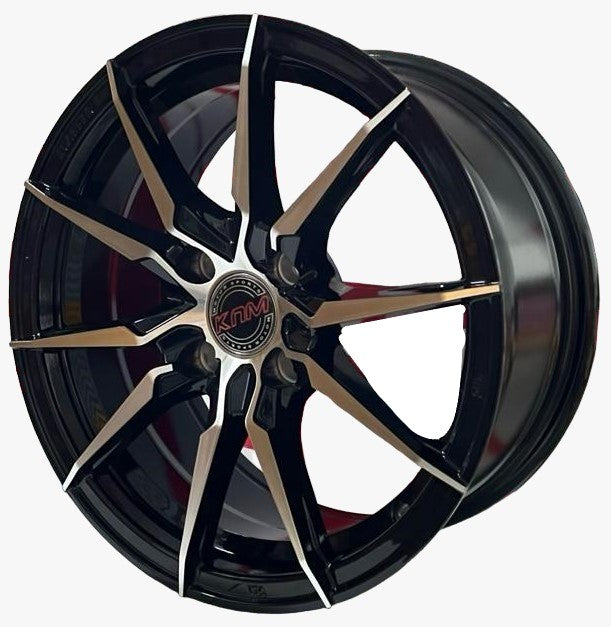 R1 Wheels 15 inç 4*100 ET38 Siyah Jant Takımı (J-1269) - KolayOto