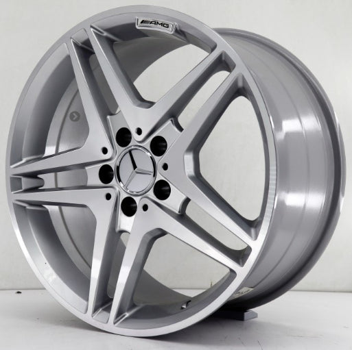 R1 Wheels 18 inç 5*112 ET48 Metalik Gri Jant Takımı (J-3552) - KolayOto