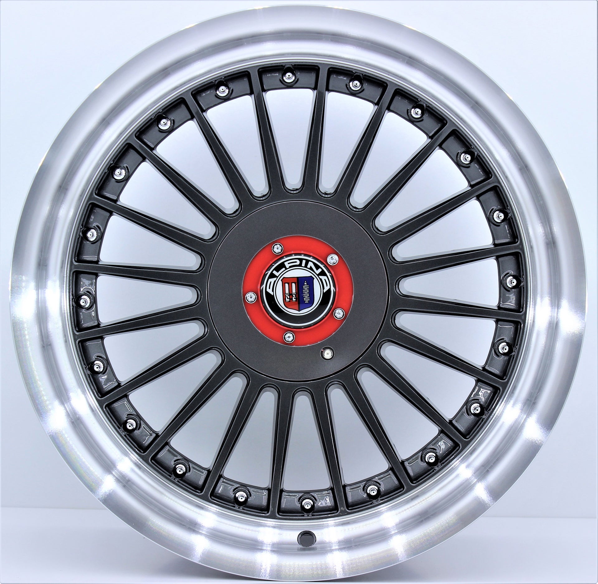 R1 Wheels 17 inç 5*120-112 ET20 Füme Jant Takımı (J-457) - KolayOto