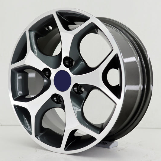 R1 Wheels 15 inç 4*100 ET35 Füme Jant Takımı (J-3097) - KolayOto