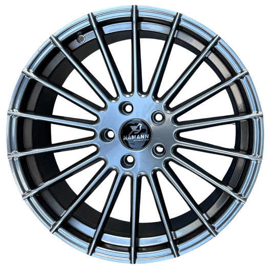 R1 Wheels 20 inç 5*120 ET30 Siyah Jant Takımı (J-4161)