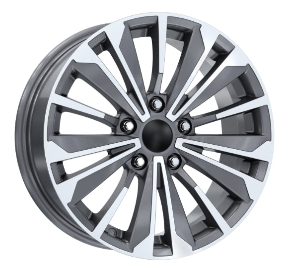 R1 Wheels 16 inç 5*114.3 ET40 Füme Jant Takımı (J-607) - KolayOto