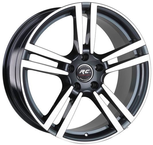 R1 Wheels 21 inç 5*130 ET50 Füme Jant Takımı (J-729) - KolayOto