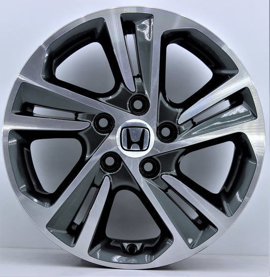 R1 Wheels 16 inç 5*114.3 ET40 Füme Jant Takımı (J-963) - KolayOto