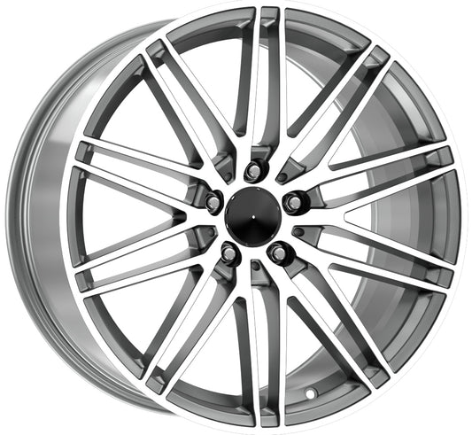 R1 Wheels 19 inç 5*112 ET35 Füme Jant Takımı (J-1430) - KolayOto