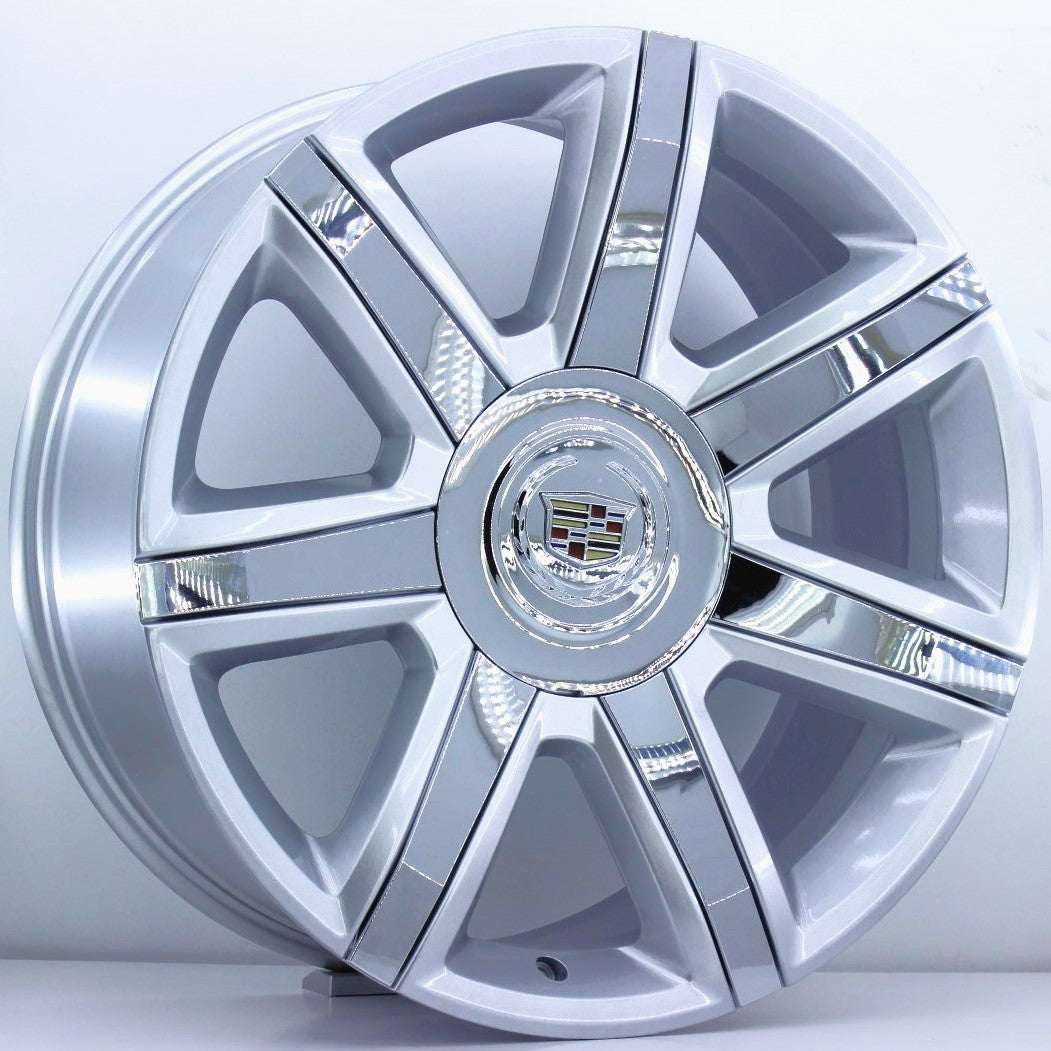 R1 Wheels 22 inç 6*139.7 ET25 Parlak Krom Jant Takımı (J-409) - KolayOto