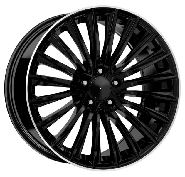 R1 Wheels 18 inç 5*112 ET43 Siyah Jant Takımı (J-2918) - KolayOto