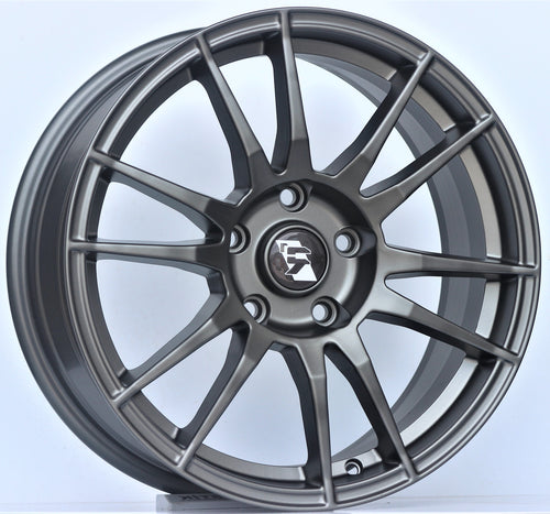 R1 Wheels 17 inç 5*112 ET35 Füme Jant Takımı (J-3495) - KolayOto