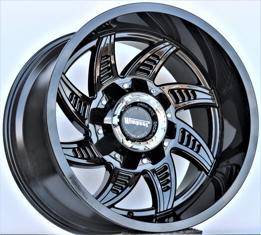 R1 Wheels 20 inç 6*139.7 ET45 Siyah Jant Takımı (J-204) - KolayOto