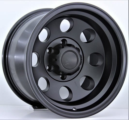 R1 Wheels 16 inç 6*139.7 ET44 Mat Siyah Jant Takımı (J-514) - KolayOto