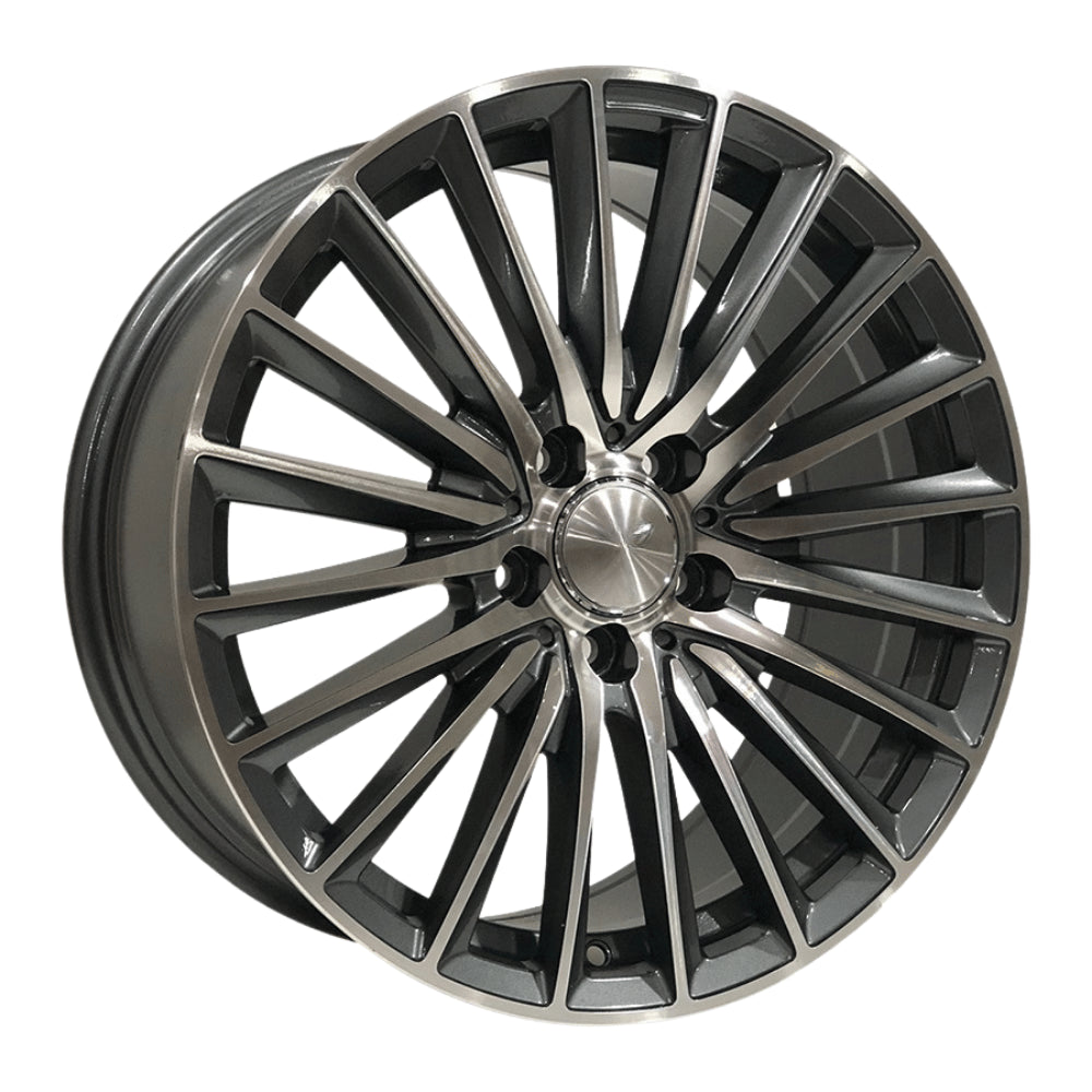 R1 Wheels 19 inç 5*112 ET38 Füme Jant Takımı (J-3793) - KolayOto