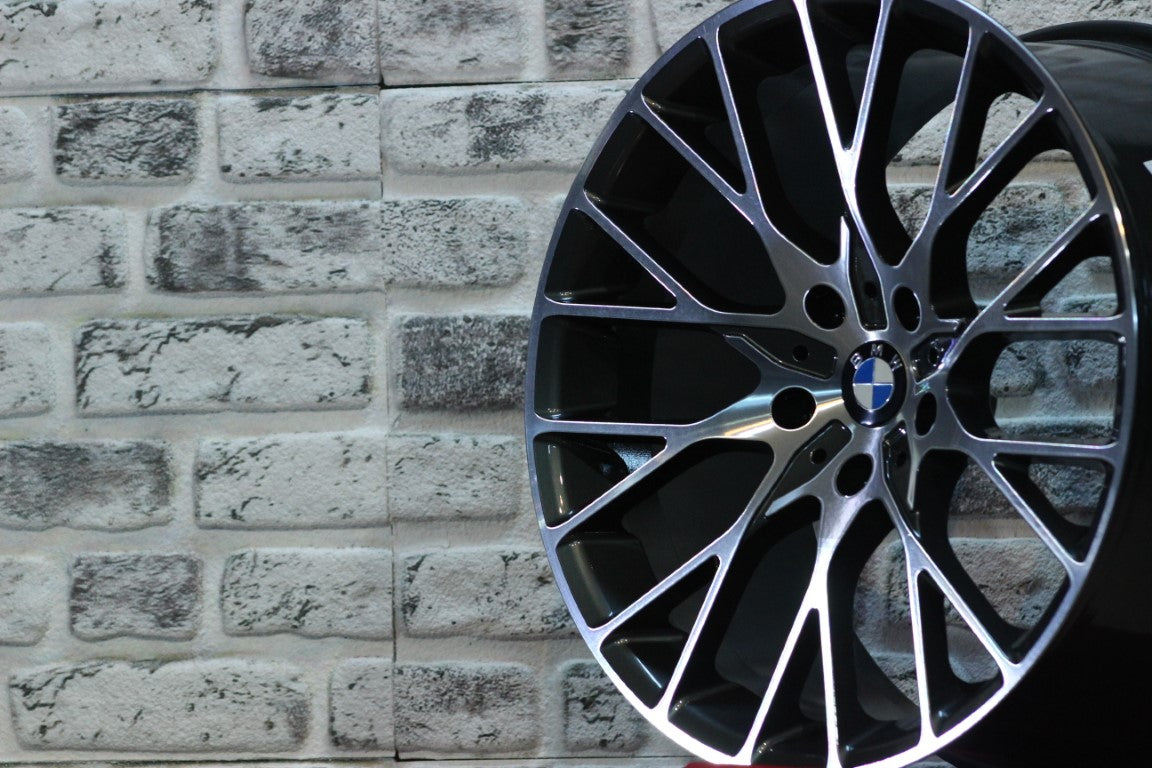 R1 Wheels 19 inç 5*120 ET40 Füme Jant Takımı (J-1496) - KolayOto