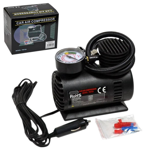 Carspeed 12V 250 Psi Plastik Siyah Hava Kompresörü